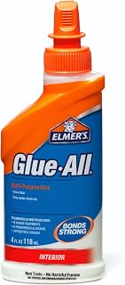 Elmer's E381 White Multipurpose Glue, 4 oz, 4 Ounce