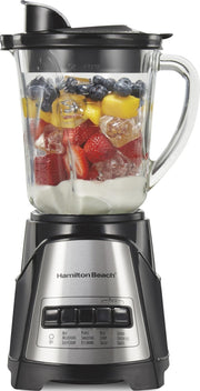 Hamilton Beach Black / 40 Oz. Glass Jar (Pack of 1) / Blender with 40 Oz Glass Jar Countertop Blenders