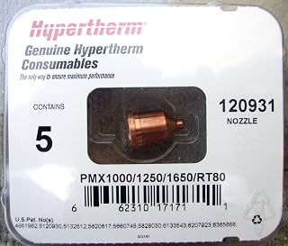 Hypertherm 120931 Nozzle, Shielded, 60 Amp, 5 pack
