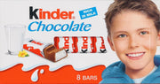 Chocolate, CASE, 8 Count (Pack of 10) by Kinder – 3.53 Ounce (Pack of 10), Pack of 10, Model BCG270583