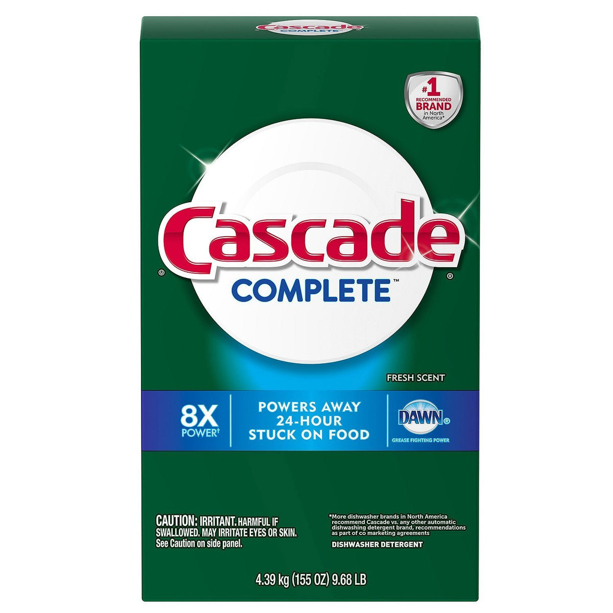 Cascade 155 Ounce (Pack of 1) / Fresh Scent / 1 Dishwasher Detergent