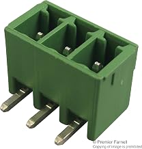 PHOENIX CONTACT MC 1,5/3-G-3,81 (1803280), 160V, 3 Position, 3.81MM Pitch, 8A, PLUGGABLE Terminal Block