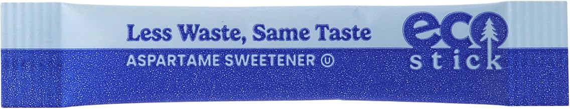 ecoStick Zero Calorie Sweetener Packets | Blue Aspartame | 2000 Count | Gluten Free