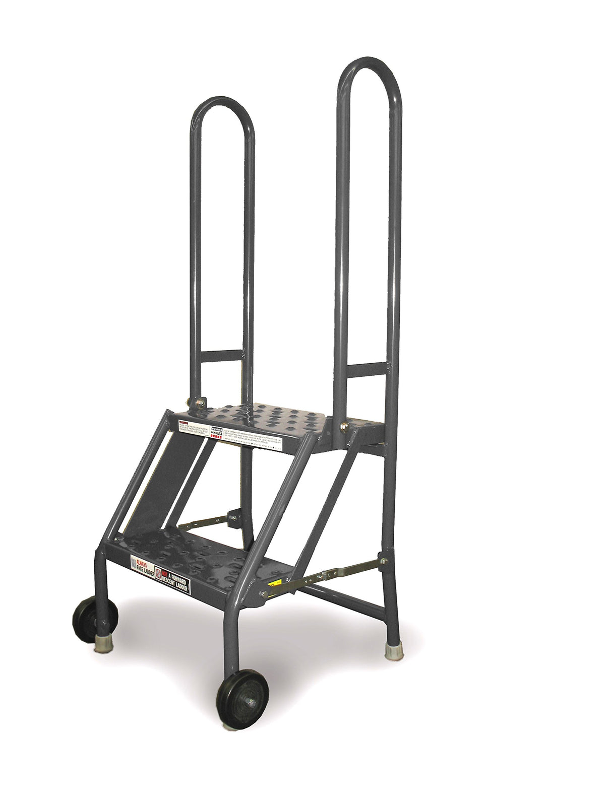 Tri Arc 2-Step / Gray / 1 Step Ladders