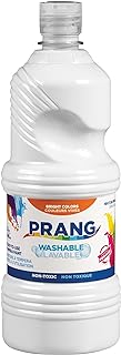 Prang Ready-to-Use Washable Tempera Paint, 32-Ounce Bottle, White (10907)