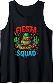 Fiesta Squad - Cinco de Mayo Mexican Tank Top