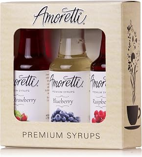 Amoretti Premium Syrups Berry, 1.7 Fl Oz (Pack of 3)