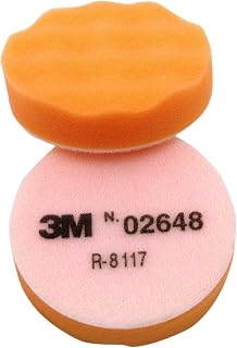 3M Finesse-It 02648B Orange Foam Pad - Hook & Loop Attachment 3 1/4 in Dia - 12000 Maximum RPM - 60527 [PRICE is per PAD]