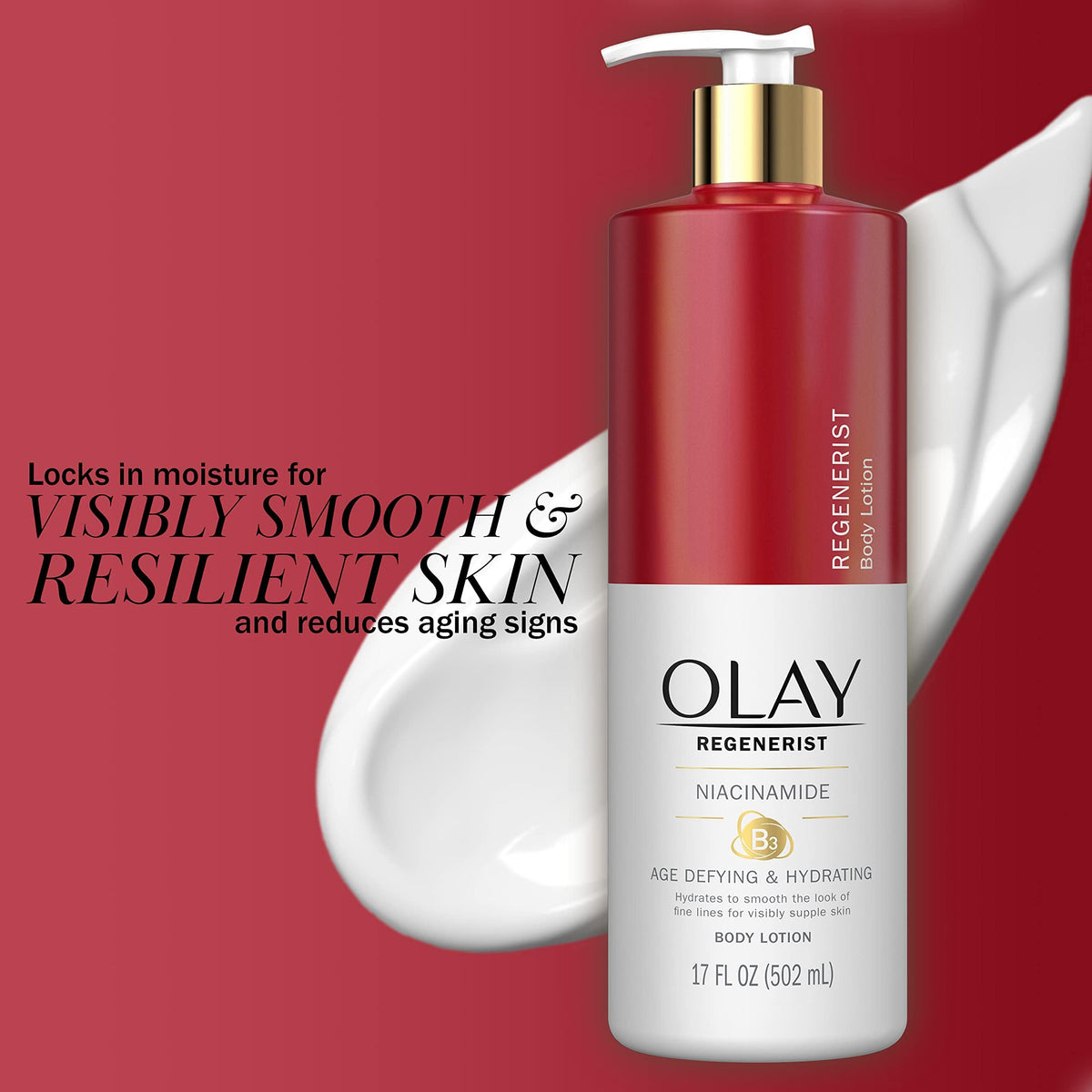Body Lotion for Women by Olay – 17 Fl Oz (Pack of 4), Pack of 4, Model m-r-248
