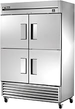 True Reach-In 4-Half Solid Swing Door 49 Cu Ft Freezer
