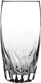 Anchor Hocking 16 Ounce Central Park Drinking Glasses (4-piece, clear, dishwasher safe)