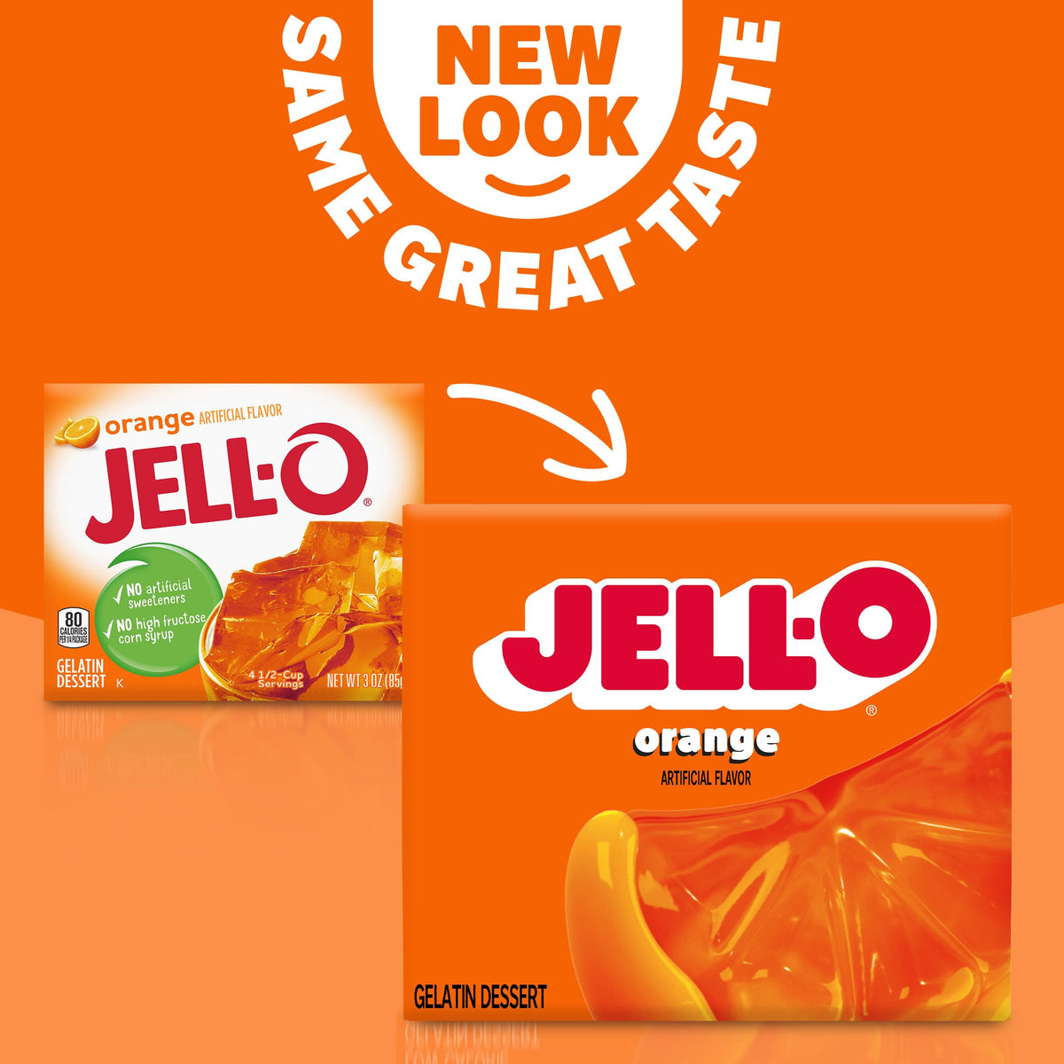 Jell-O Orange / 3 Ounce (Pack of 5) / 1 Gelatin