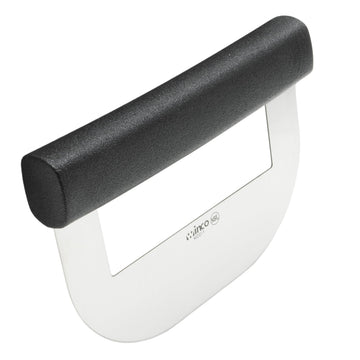6 9/10" Black Polypropene Chopping Knife by Winco – Medium, Plastic, Stainless Steel, Black, Model KCC-1