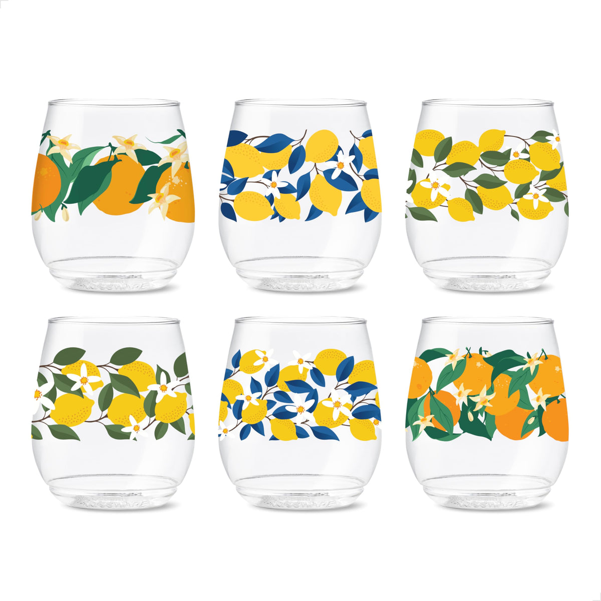 14oz Vino Citrus Series by TOSSWARE – 14 Ounces, 14 fluid_ounces, Plastic, Citrus, Model POP