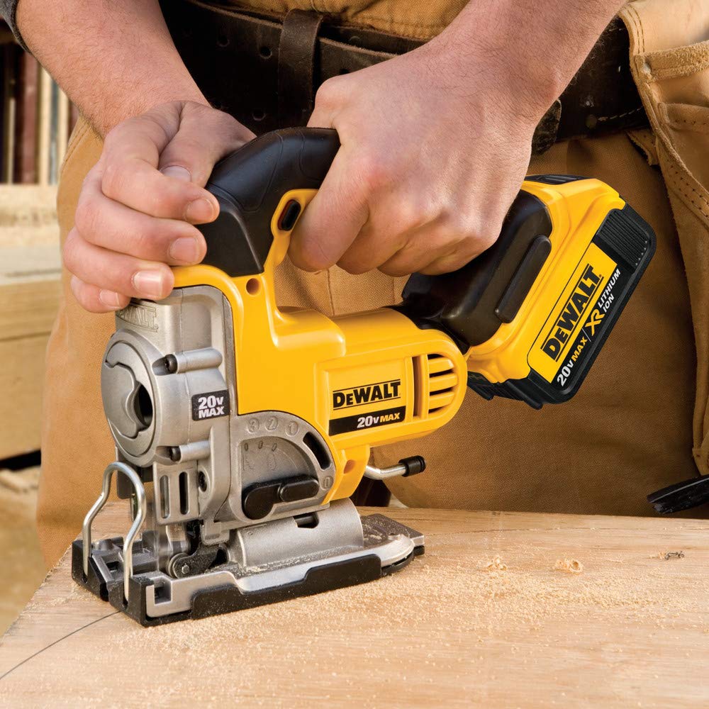 20V MAX Jig Saw by DEWALT – One Size, Blend, Yellow, Model DCS331B