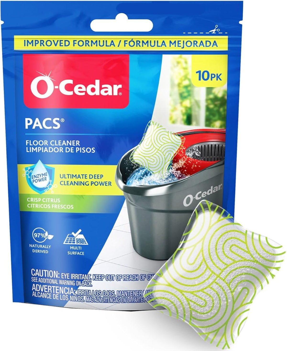 O-Cedar Citrus / 10 Count (Pack of 3) / 3 Floor Cleaners