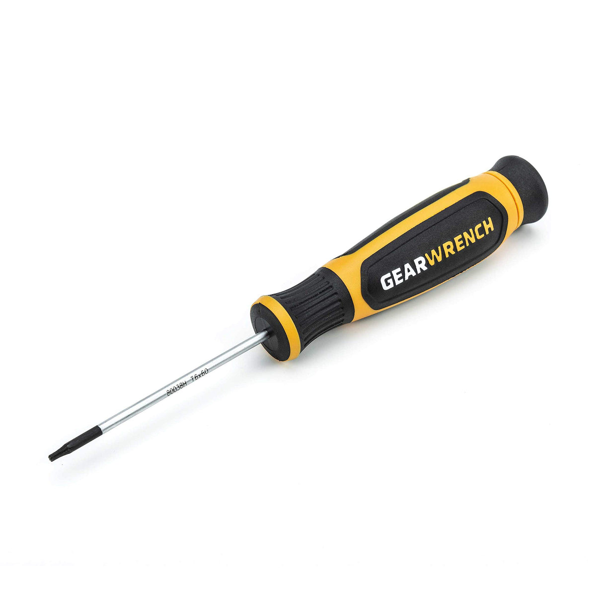 T6 x 60mm Mini Torx Dual Material Screwdriver by GEARWRENCH – T6 x 60mm, Alloy Steel, Black, Model 80038H