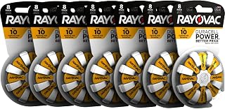 Rayovac Hearing Aid Batteries Size 10 for Advanced Hearing Aid Devices ,56 Count