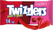 Twizzlers Pull 'N' Peel Cherry Flavored Licorice Style, Chewy Candy Bag, 14 Ounce