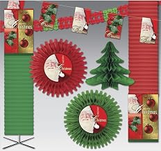 HUBERT Christmas Decoration Kit 6000 sq ft Christmas Favorites Deluxe Crepe Kit