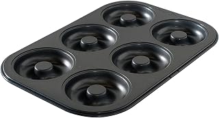 Nordic Ware 6 Cavity Donut Pan, Metal