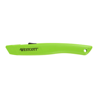 Full Size Safety Cutter Non Replaceable 100ct by Westcott – Single, Acrylonitrile Butadiene Styrene, Green, Model 17326