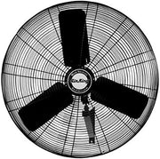 Air King 9024 24-Inch Industrial Grade Wall Mount Fan, 1/4-Horsepower, Black Finish