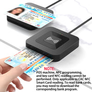 Smart Card Reader Military by Aiyingmei – Black, Model cac nfc