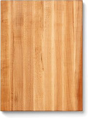 John Boos R-Board Series Rectangular Wooden Maple Cutting Board 20”x15” – 1.5” Thick, 12-lb Reversible Butcher Block with Edge-Grain & Finger Grips – Made in the USA