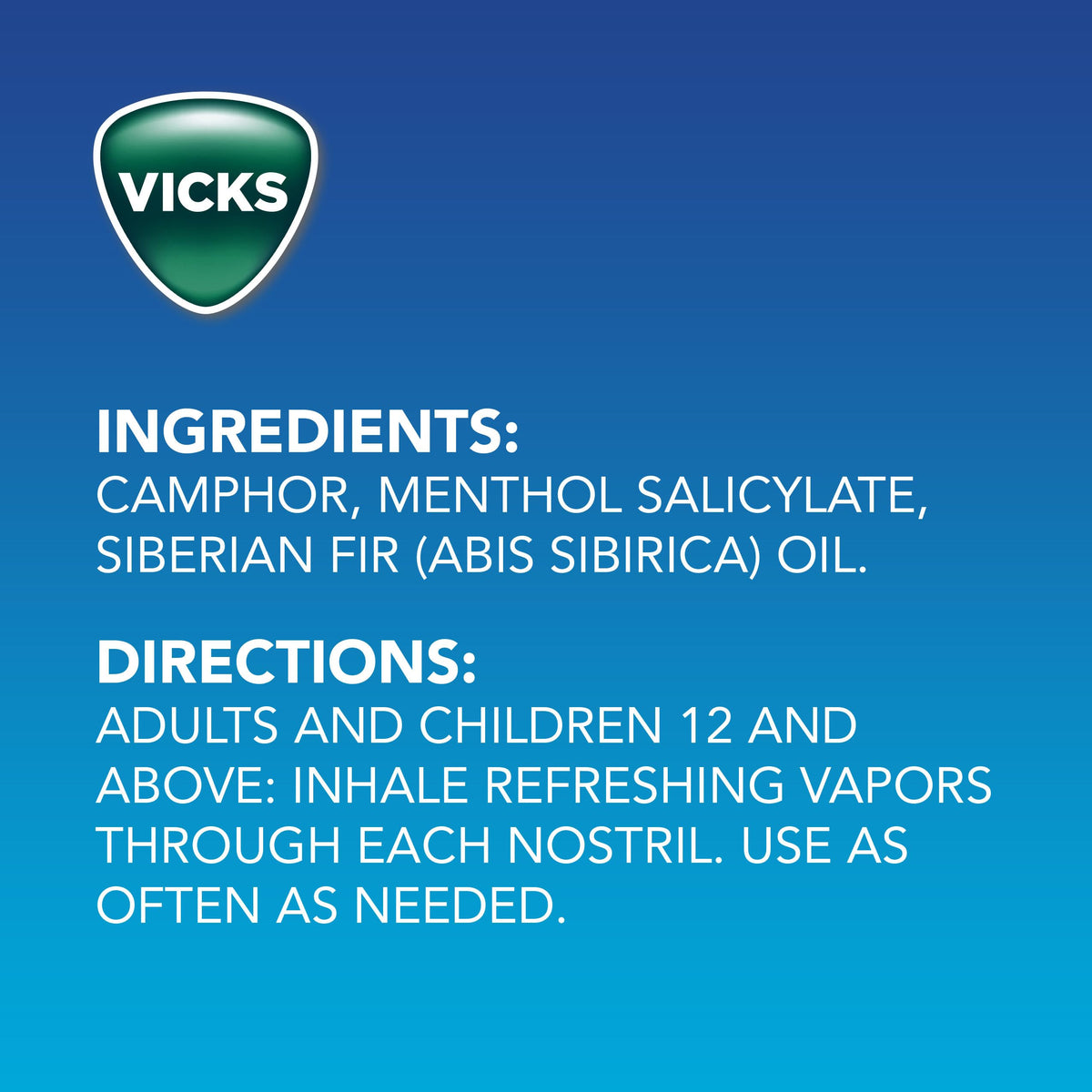 VapoInhaler 2 pack & Vicks Vapo Rub 3 pack – 2 Count