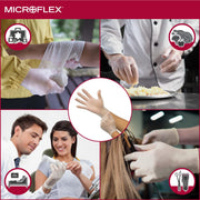 Ansell Medium / V28 (Case of 1000) / Natural Non-Sterile Gloves