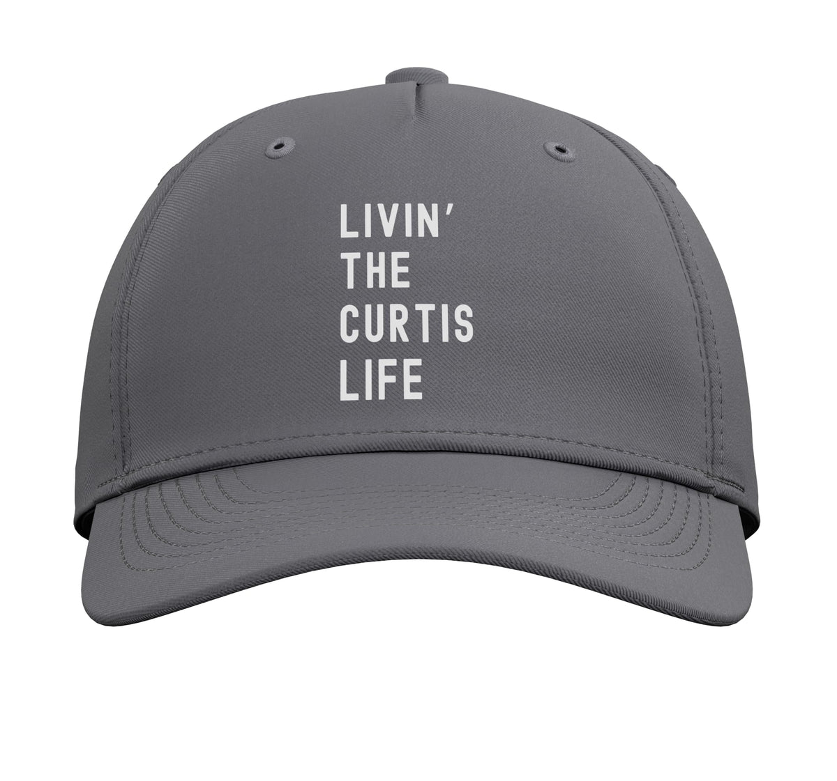 Curtis Living The Curtis Life Name Adjustable Printed Baseball Hat by Curtis Living The Curtis Life Birthday Funny – Cotton, Slate Grey
