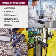 Ansell Small (7) / Case of 36 / Black Non-Sterile Gloves
