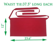 Resist water 3 big Pockets Waist Server Apron Kitchen Restaurant Bistro Cafe Bar Pub Cake Shop Bakery Unisex Half Aprons ( by SEW UR LIFE – 23.6' x 12', adjustable waist ties up