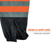 GloWear 8910BK High Visibility Mesh Reflective Safety Pants by Ergodyne – Polyester, Orange, Model 23935