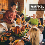 MOSFiATA Carving Knife and Fork Set, 8 Inch Blade with 7 Inch Fork, Silver