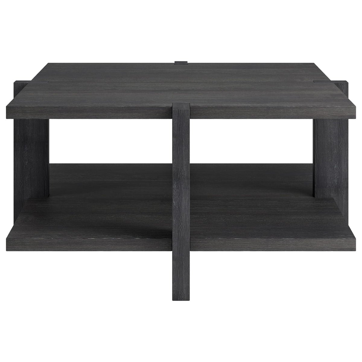 Henn&Hart Dark Gray / 35" Wide / Modern Coffee Tables