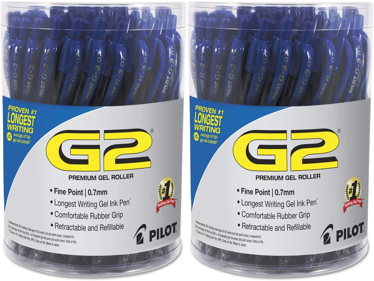 84066 G2 Premium Retractable Gel Ink Pen by PILOT – Plastic, Blue, Pack of 36