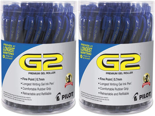 84066 G2 Premium Retractable Gel Ink Pen by PILOT – Plastic, Blue, Pack of 36