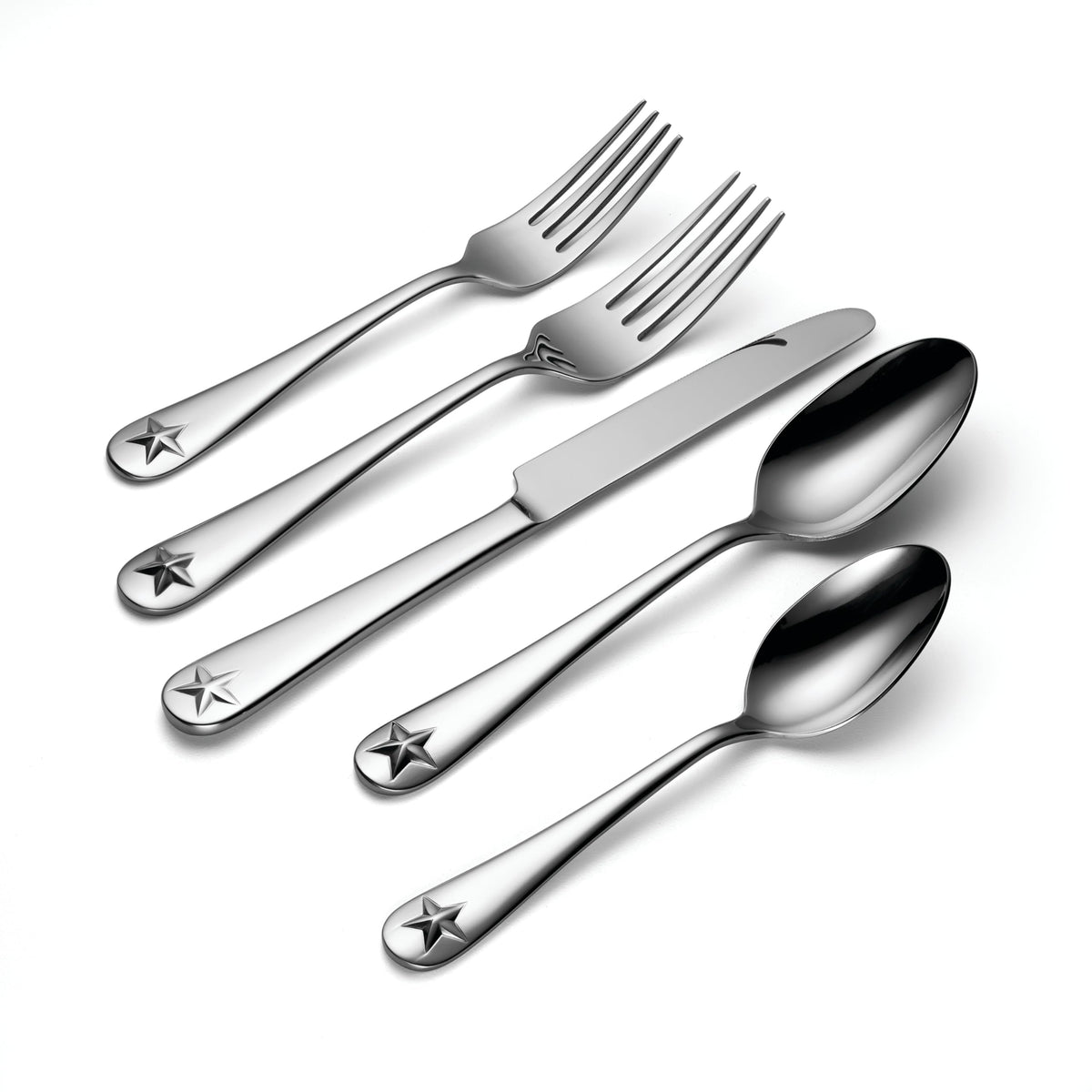 Tindra 45-Peice Set by Oneida – Service for 8, Stainless Steel, Silverware Set, Model H190045A
