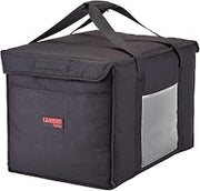 Cambro Nylon 21" X 14" X 14" Food Delivery Bag, Insulated Food Carrier, 4PK Black GBD211414-110