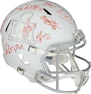 Tom Brady 2016 New England Patriots Super Bowl LI Champs Team Signed Helmet PSA - Autographed NFL Helmets