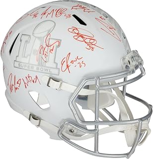 Tom Brady 2016 New England Patriots Super Bowl LI Champs Team Signed Helmet PSA - Autographed NFL Helmets