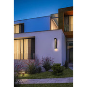 Amaris LED Outdoor Wall Sconce Black by Lighting Design – Aluminium, Iron, and Glass, Black