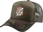 Living The Cleveland Dream Local Vibes City Trucker Hat with Adjustable Mesh Back
