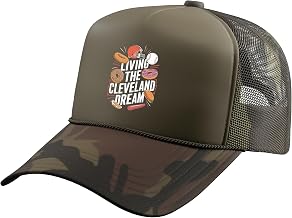 Living The Cleveland Dream Local Vibes City Trucker Hat with Adjustable Mesh Back