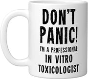 In vitro Toxicologist Ceramic Mug, White