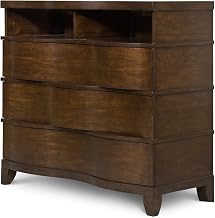 MagnussenB1641 Zara Sable Finish with Gun Metal Hardware Wood Media Chest