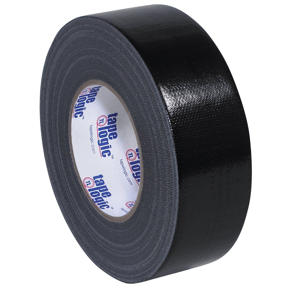 2" x 60 yds. Black (3 Pack) 10 Mil Duct Tape by Tape Logic – 2 Inches Width x 60 Yards Length, Blend, Black, Model T987100B3PK