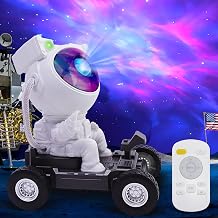 Astronaut Space Buddy Galaxy Projector Space Man Night Light Star Projector | 360° Sky LED Space Nebula Starlight Planetarium Spaceman Lamp Gifts for Kids Adults Bedroom Ceiling Room Decor